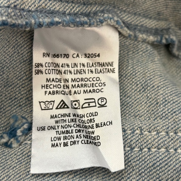 Pilcro By Anthropology Light Weight Wide Leg Jeans YK2 - Picture 8 of 9